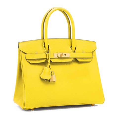 sac hermes jaune fluo|hermes yellow bags.